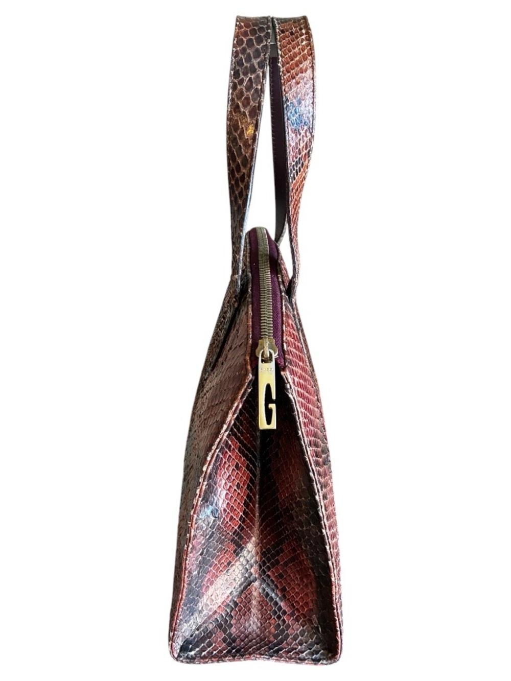 Gucci Python Top Handle Satchel - Picture 3 of 10
